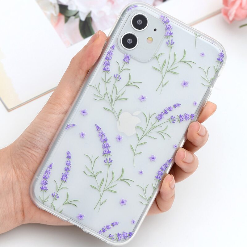 

Floral Clear iPhone Case, Multicolor