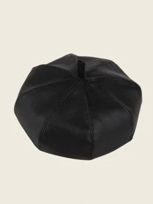 Boina simple de niños - Negro - Ver 2