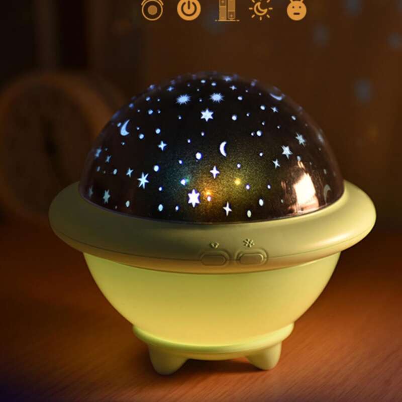 

Cartoon Star & Moon Projector Light, Multicolor