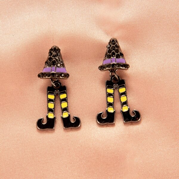 

Halloween Rhinestone Decor Drop Earrings, Multicolor