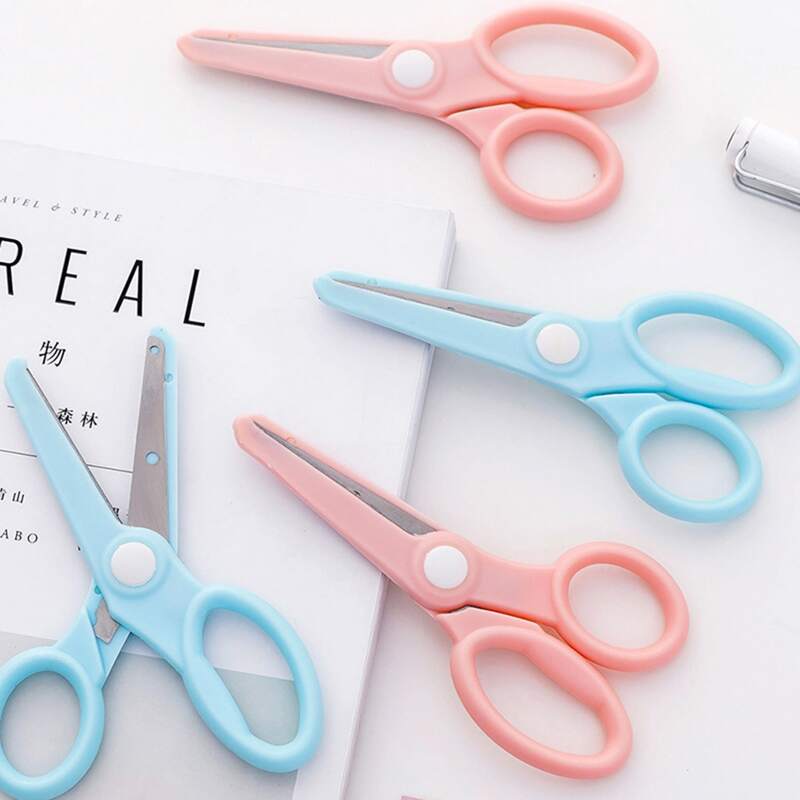 

1pc Random Simple Office Scissors, Multicolor