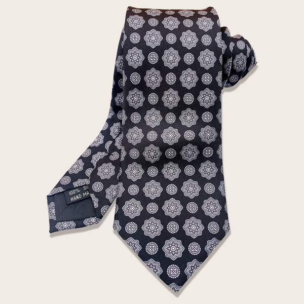 

Men Flower Pattern Tie, Multicolor