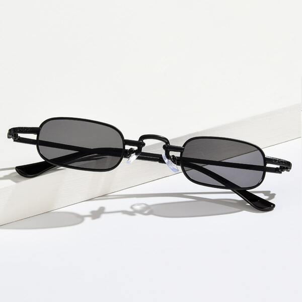 

Men Metal Frame Sunglasses, Black
