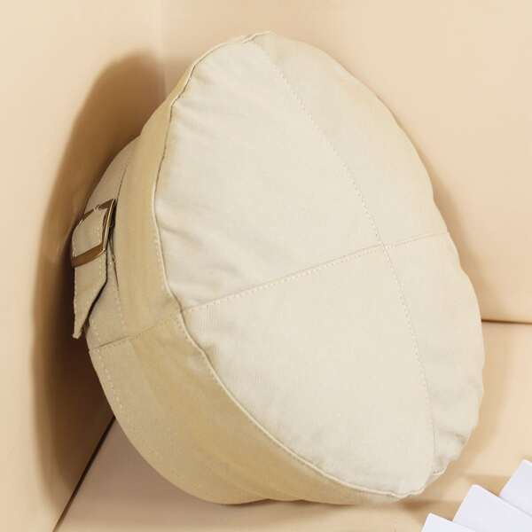 

Buckle Decor Beret, Khaki
