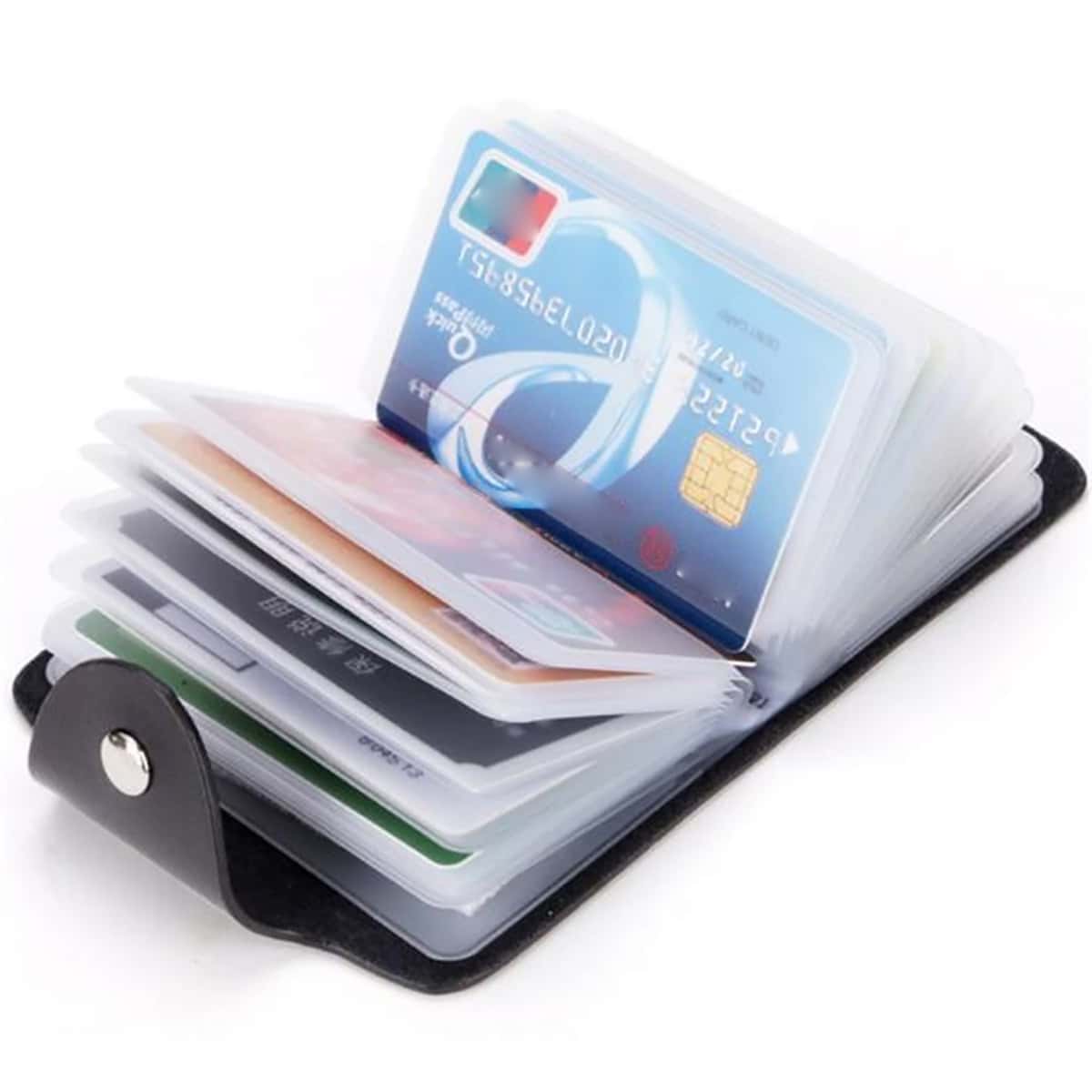 

1pc Random Color Card Pouch, Black