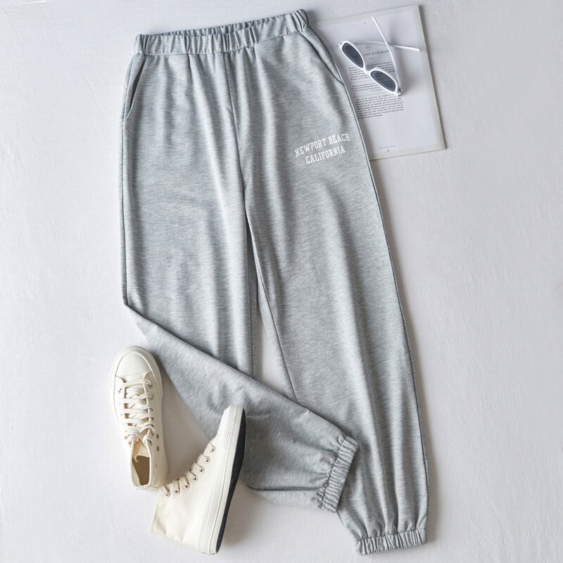 

Letter Graphic Sweat Joggers, Light grey