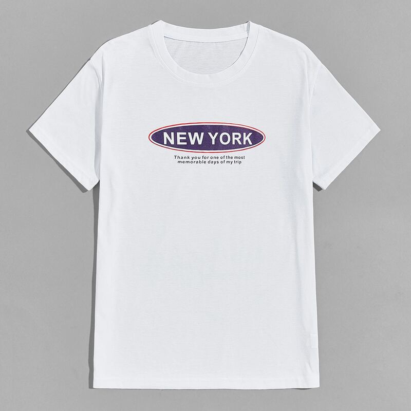 

Guys Letter Graphic Tee, White