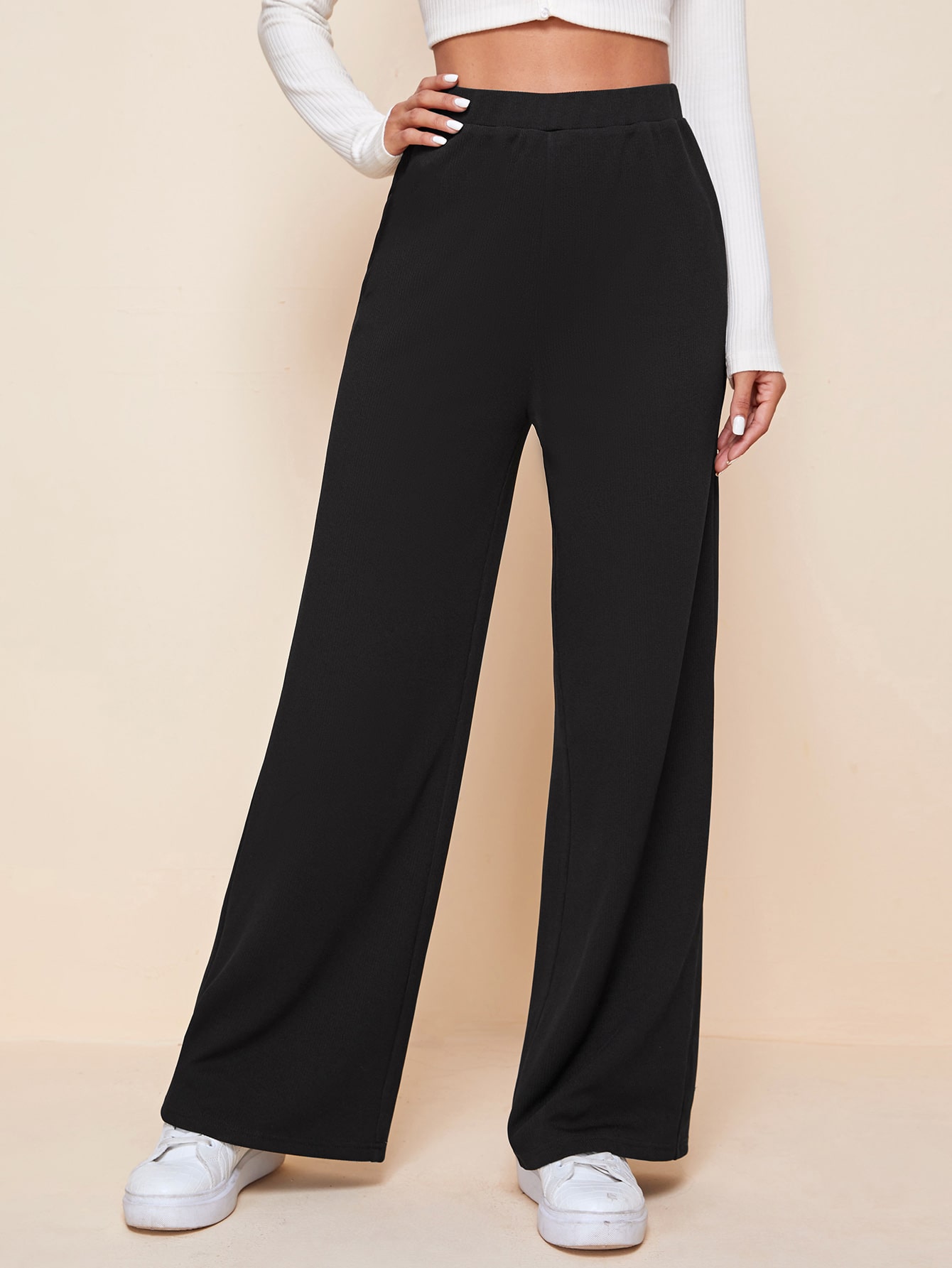 High Waist Wide Leg Pants thumbnail