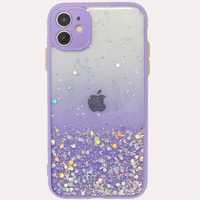

Gradient Sequin iPhone Case, Lilac purple