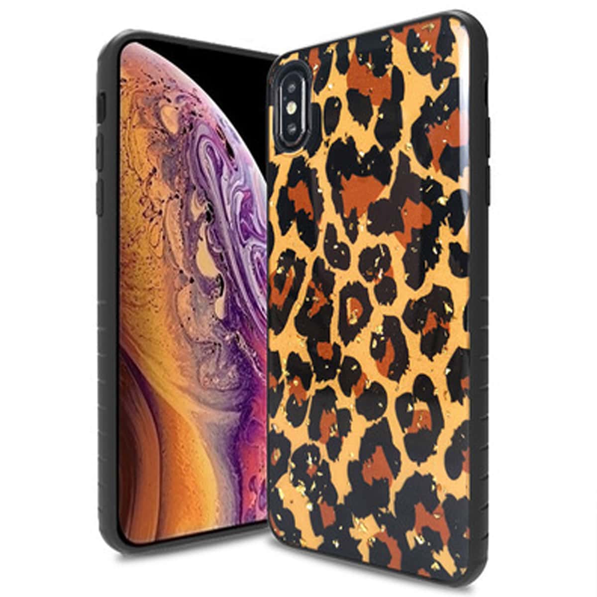 

Glitter Leopard iPhone Case, Multicolor