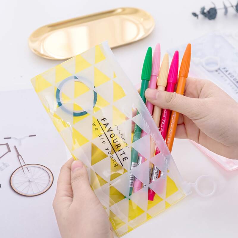 

1pcs Random Color Pencil Case, Multicolor