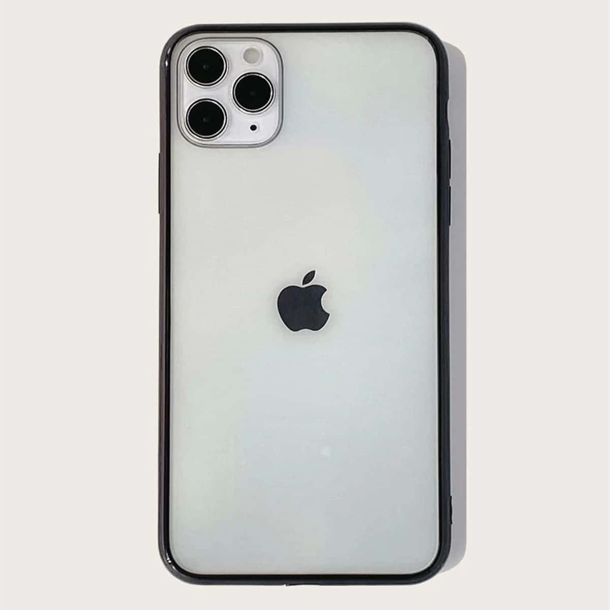 

Contrast Frame iPhone Case, Black
