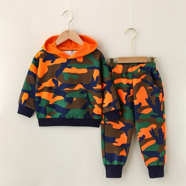 

Toddler Boys Camo Print Hoodie & Sweatpants, Multicolor