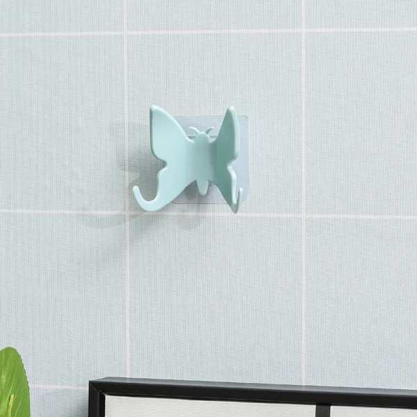 

Butterfly Design Wall Hook, Blue