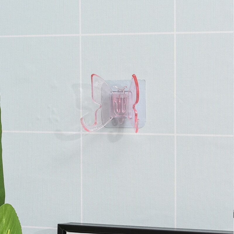 

Butterfly Design Wall Hook, Pink