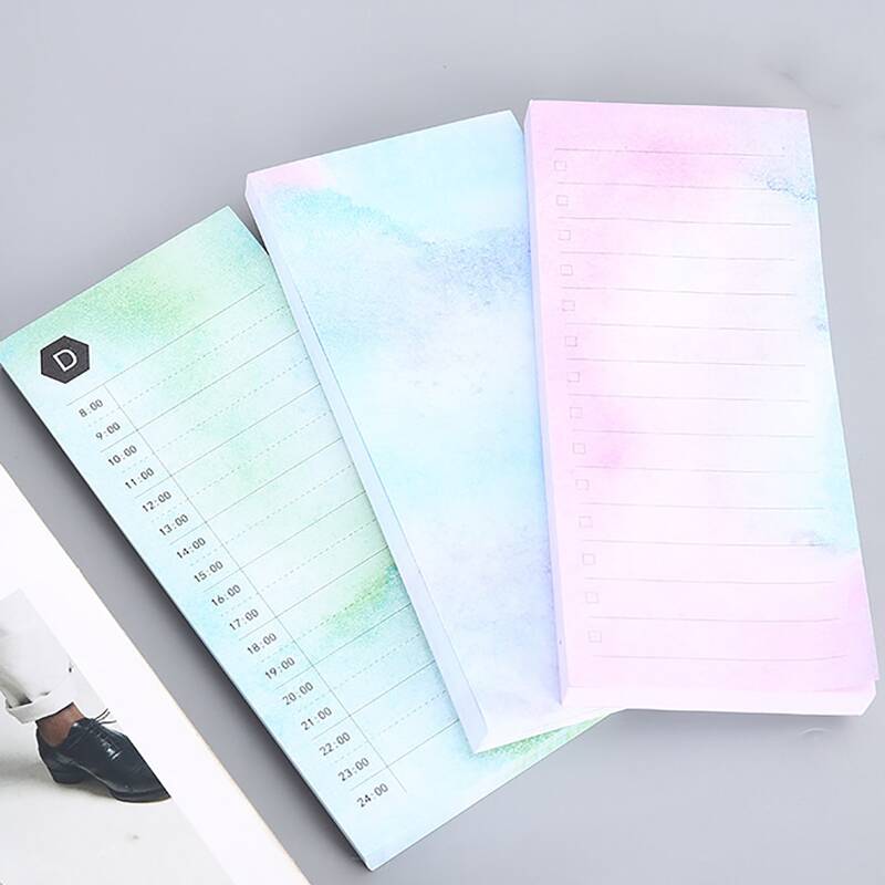 

1pack Gradient Color Random Sticky Note, Multicolor