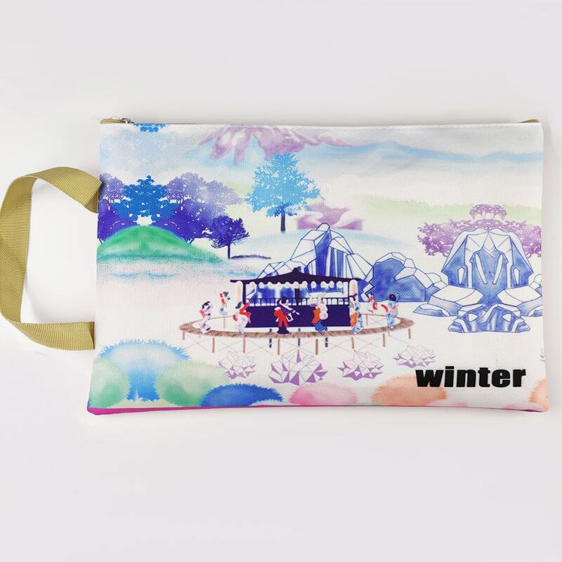 

Scenery Pattern File Bag, Multicolor