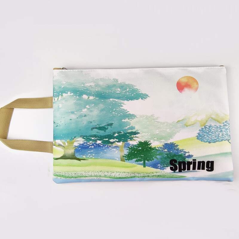 

Scenery Pattern File Bag, Multicolor