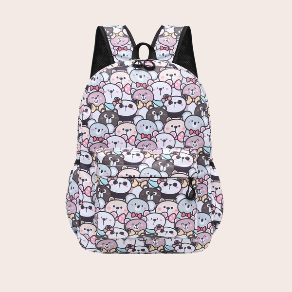 

Kids Cartoon Graphic Backpack, Multicolor