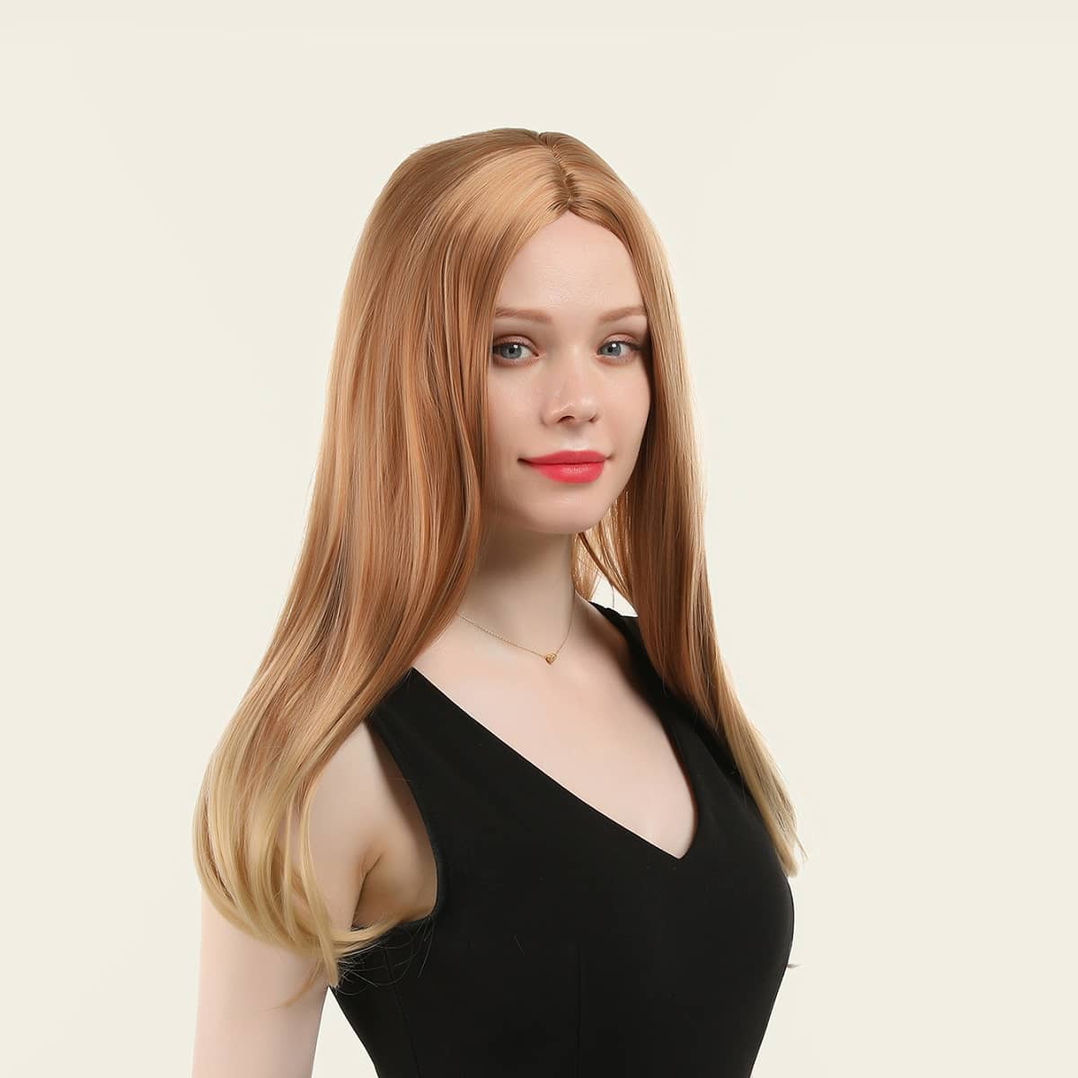 

Long Straight Hair Wig, Gold