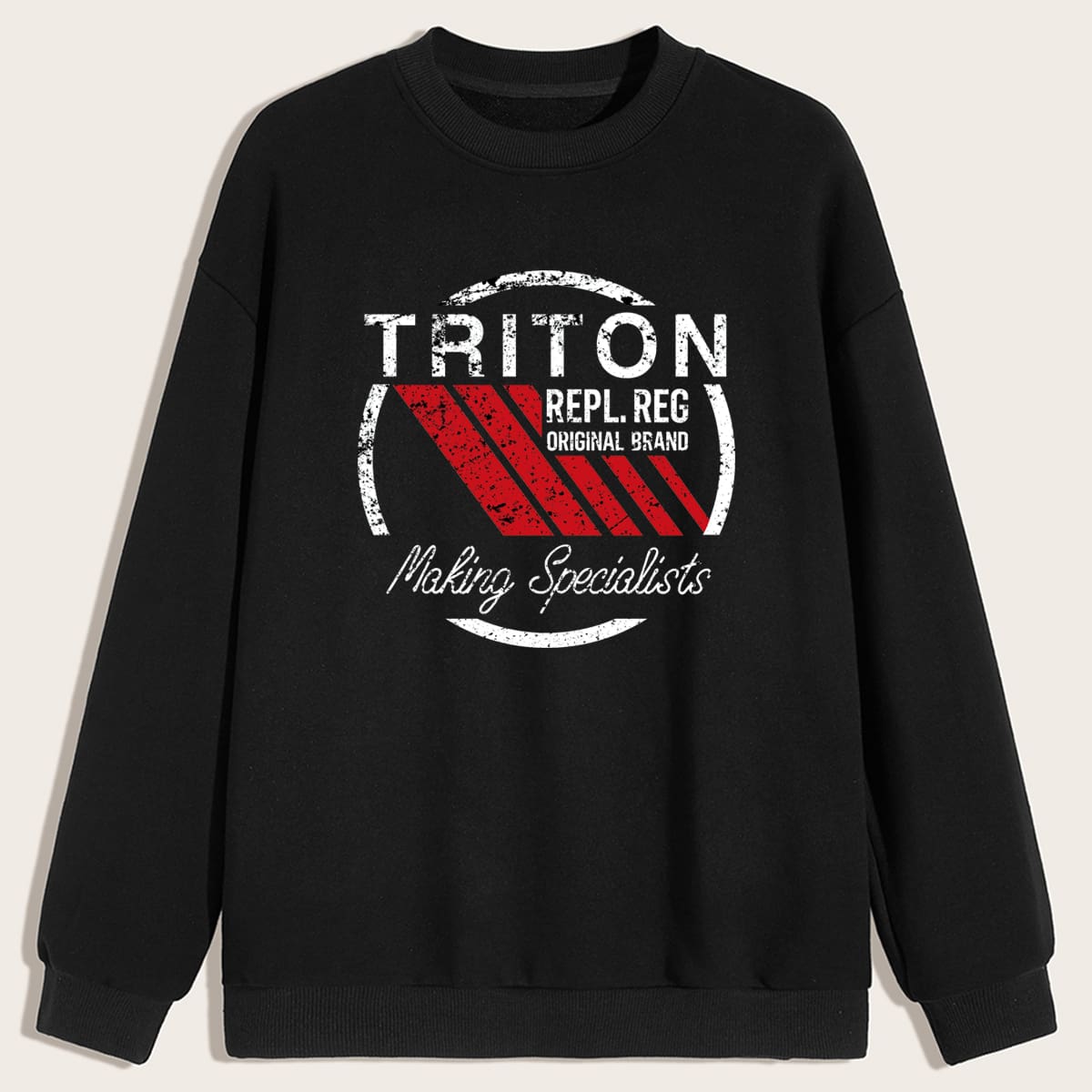 

Guys Letter Graphic Sweatshirt, Black