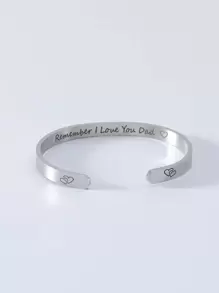 Men Stainless Steel Bracelet - Silver - View 1