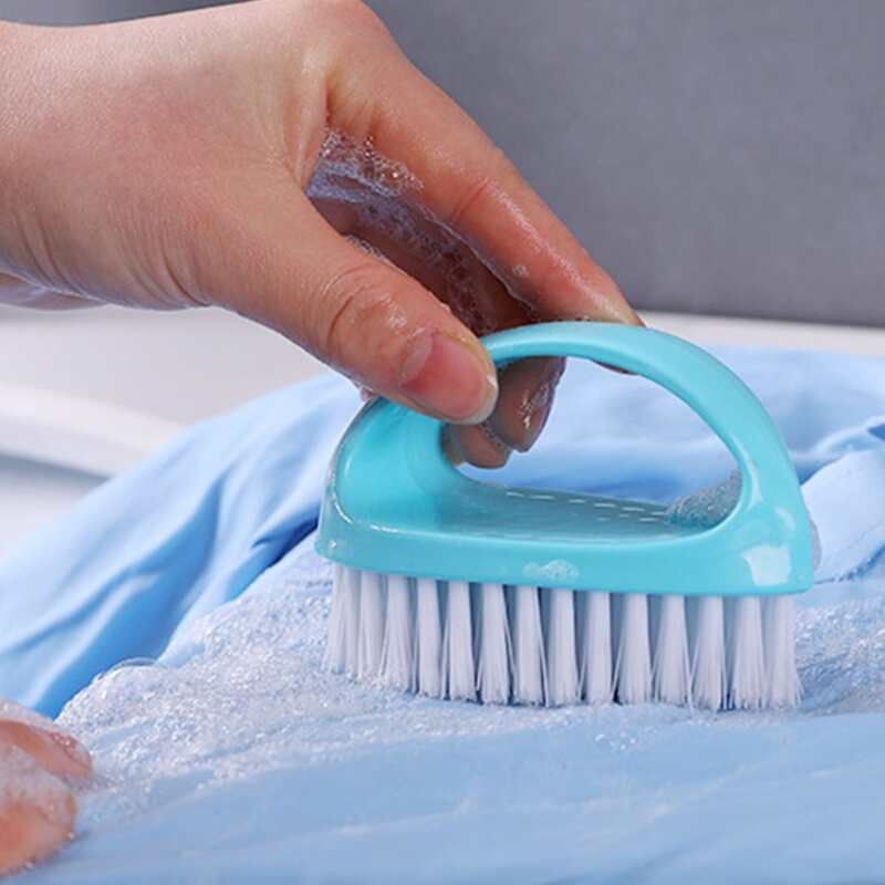 

Cleaning Brush With Handle, Blue