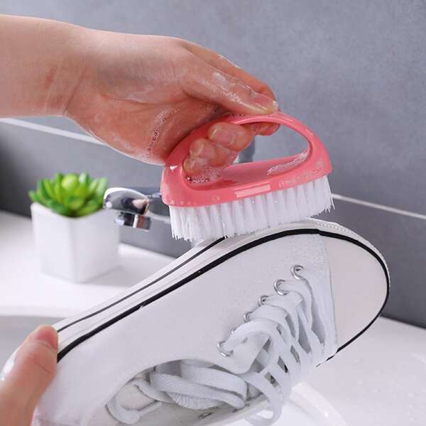 

Cleaning Brush With Handle, Pink