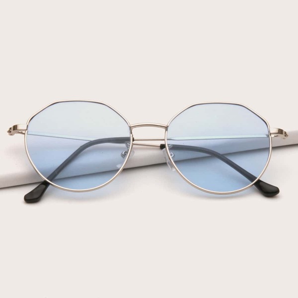 

Metal Frame Sunglasses, Blue