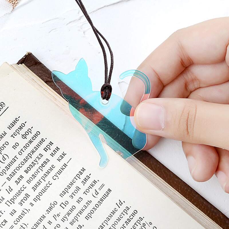 

3pcs Hanging Random Bookmark, Clear