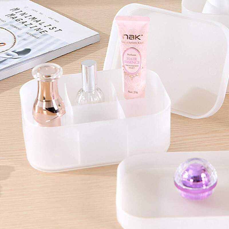

1pc Multifunction Cosmetic Storage Box, White
