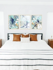 3pcs Graphic Print Wall Sticker - Multicolor - View 6