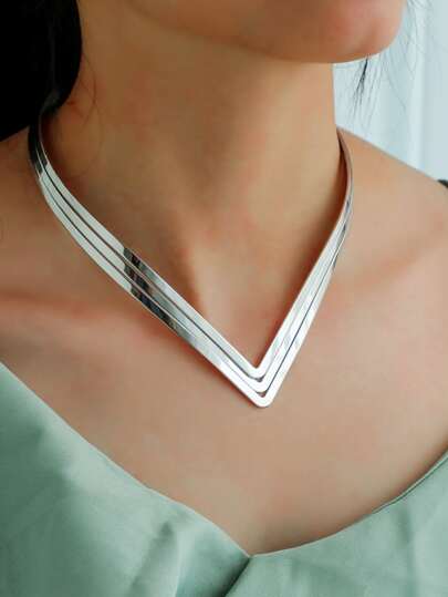 Dellgoo قلادة معدني بسيط