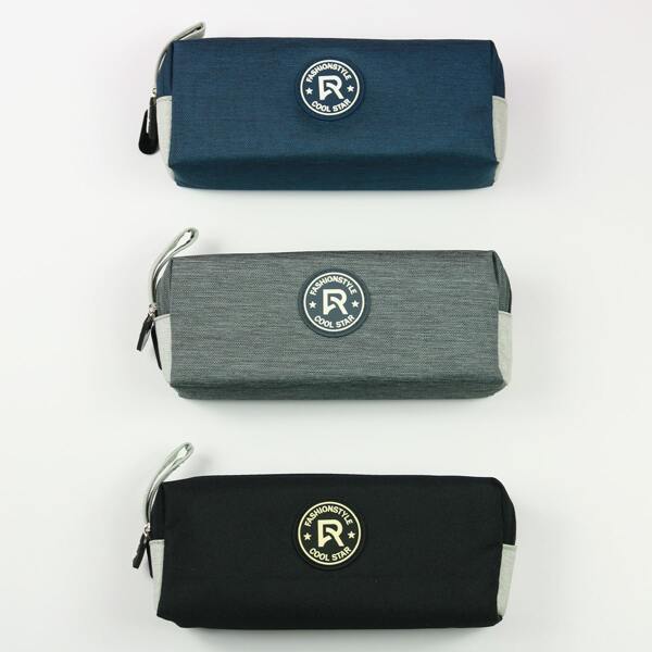

1pc Random Color Pencil Case, Multicolor