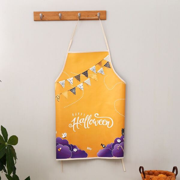 

Halloween Cartoon Graphic Apron, Multicolor