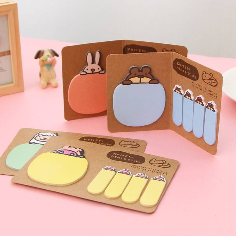 

1pc Random Cartoon Graphic Sticky Note, Multicolor