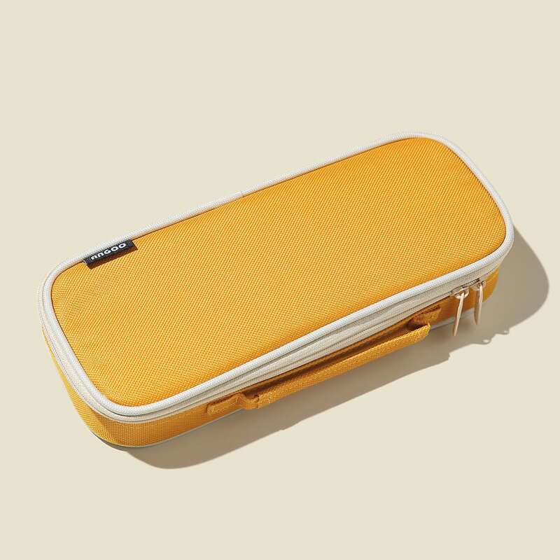 

Plain Canvas Pencil Case, Yellow