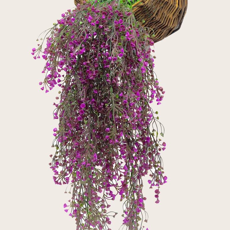 

1pc Artificial Hanging Vine Flower, Purple