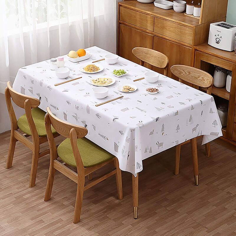 

1pc Cartoon Graphic Random Tablecloth, Multicolor