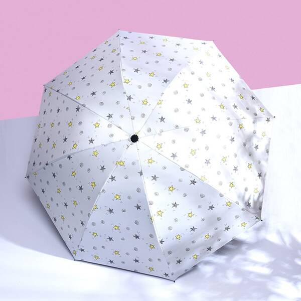 

Star Print Umbrella, Multicolor