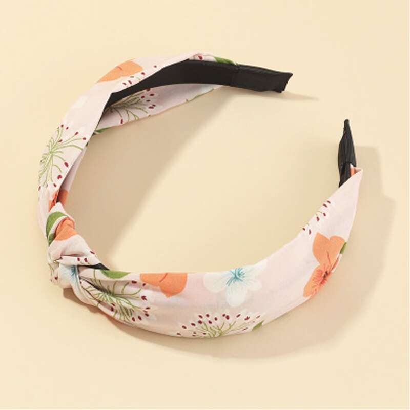 

3pcs Floral Knot Hair Hoop, Multicolor