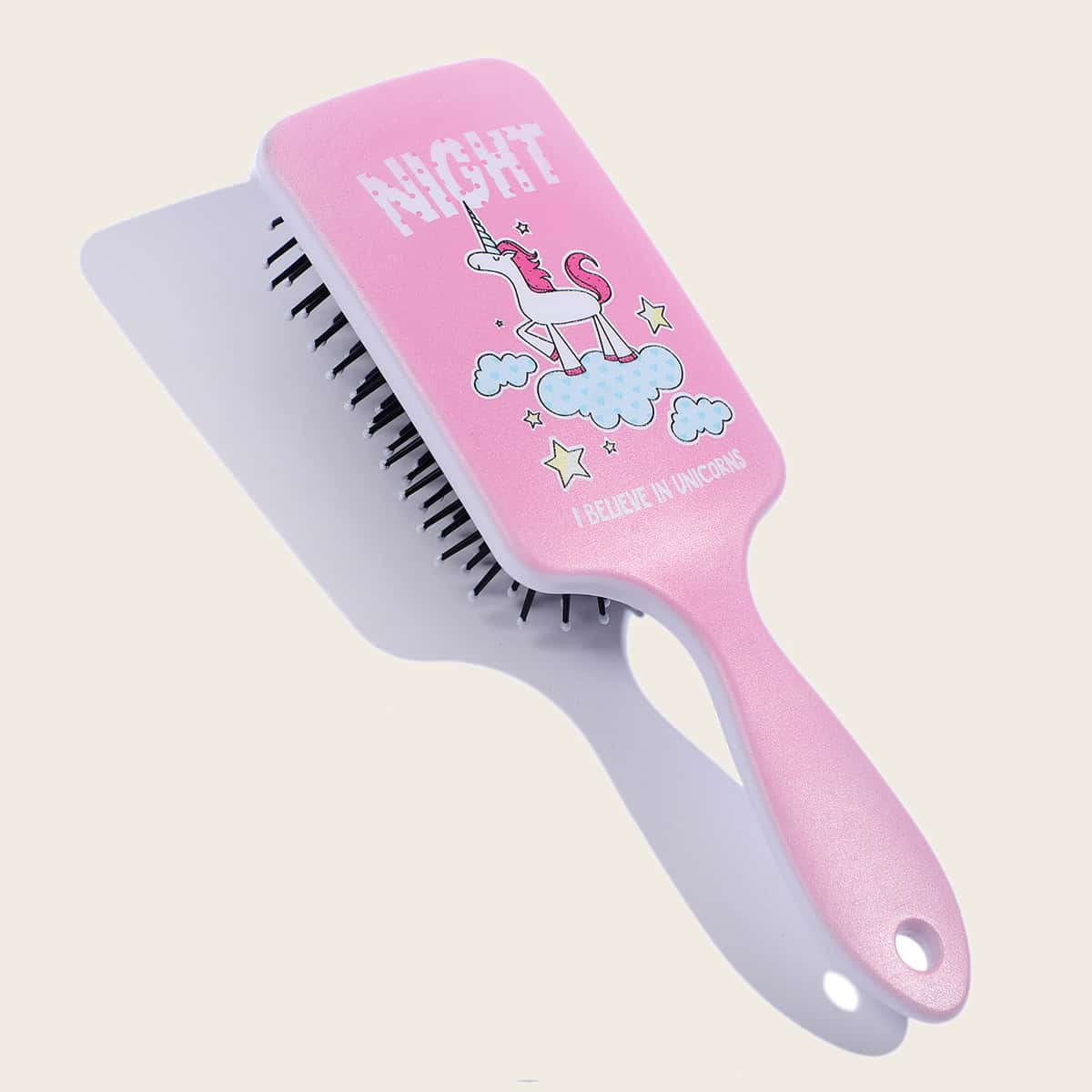 

1pc Cartoon Graphic Hair Massage Comb, Red