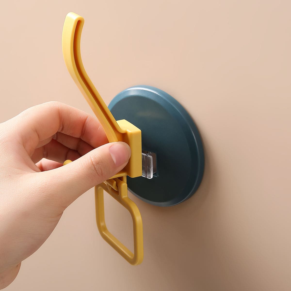 

1pc Multifunction Wall Hook, Yellow