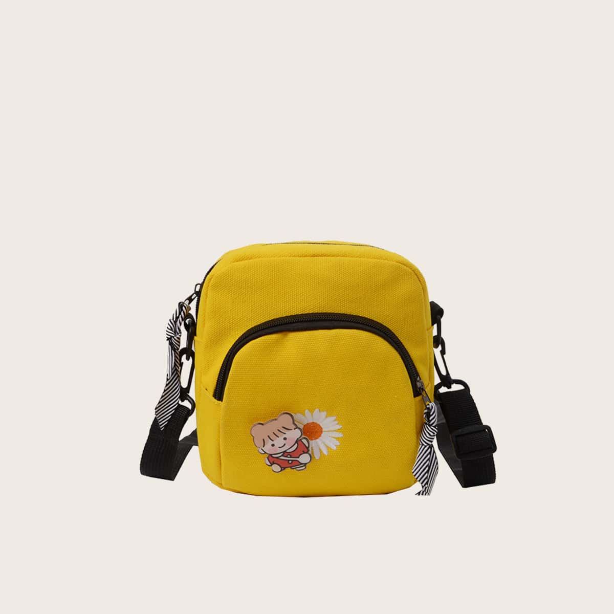

Cartoon Daisy Crossbody Bag, Yellow