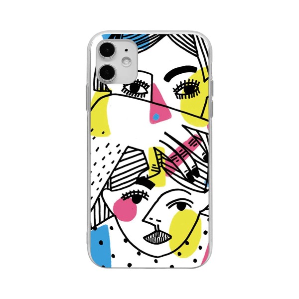 

Чехол для iPhone с абстрактным рисунком, Многоцветный