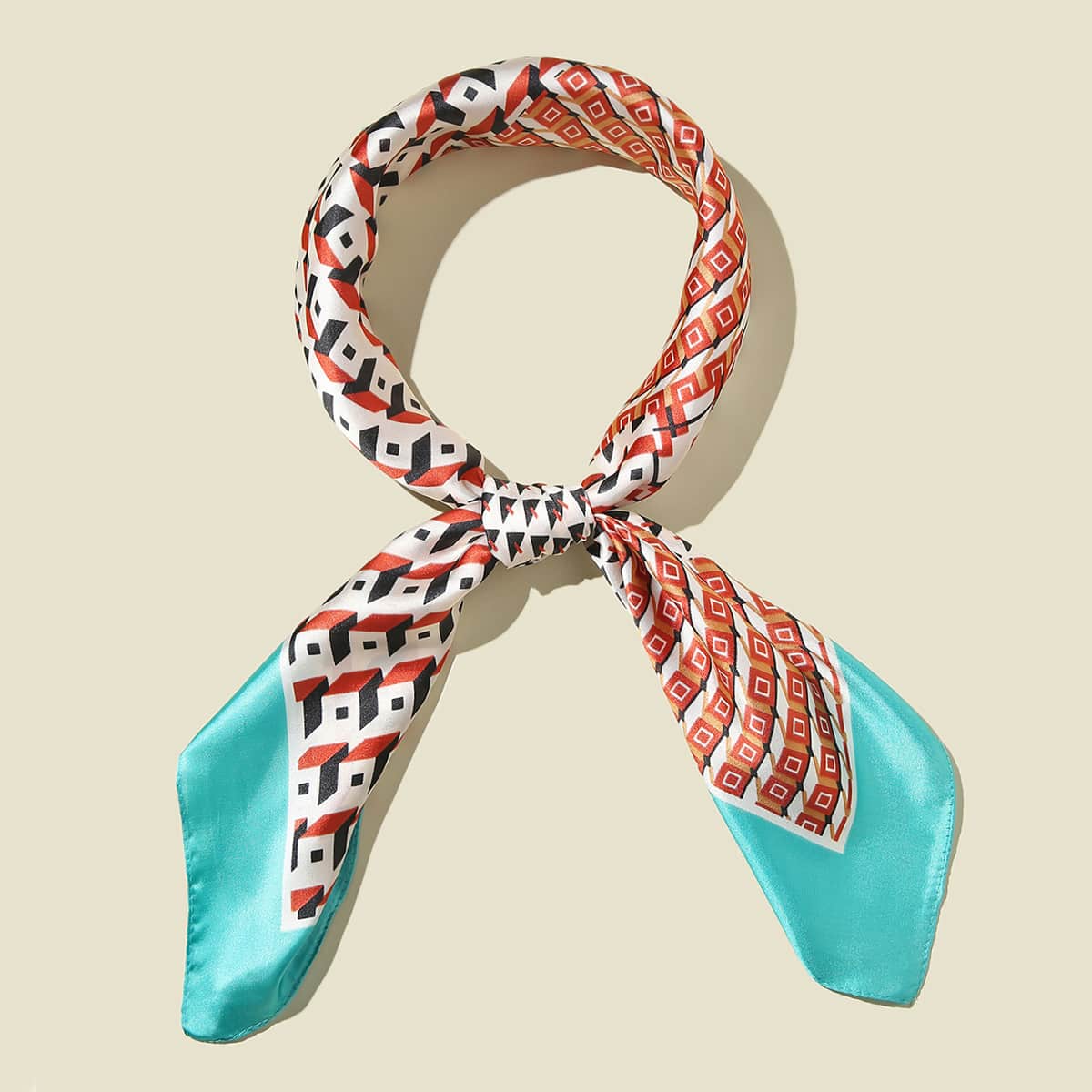 

Geometric Pattern Bandana, Multicolor