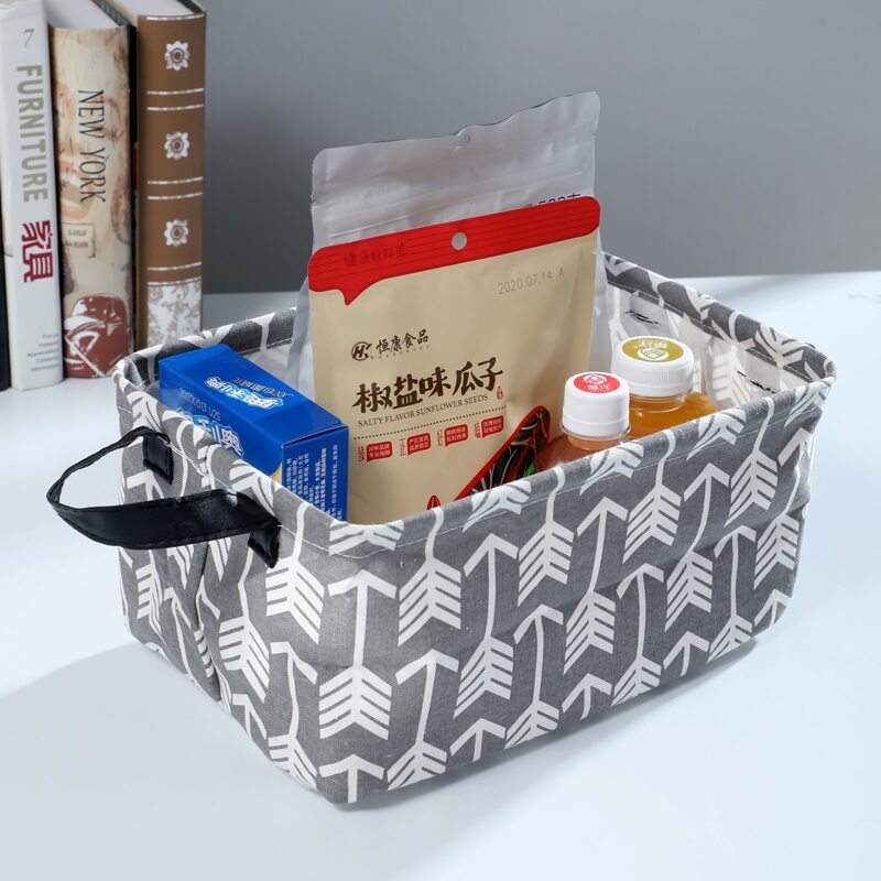 

Arrow Print Storage Basket, Multicolor