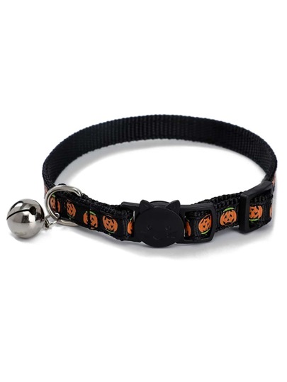 Ошейник для кошек с рисунком Хэллоуина 1шт