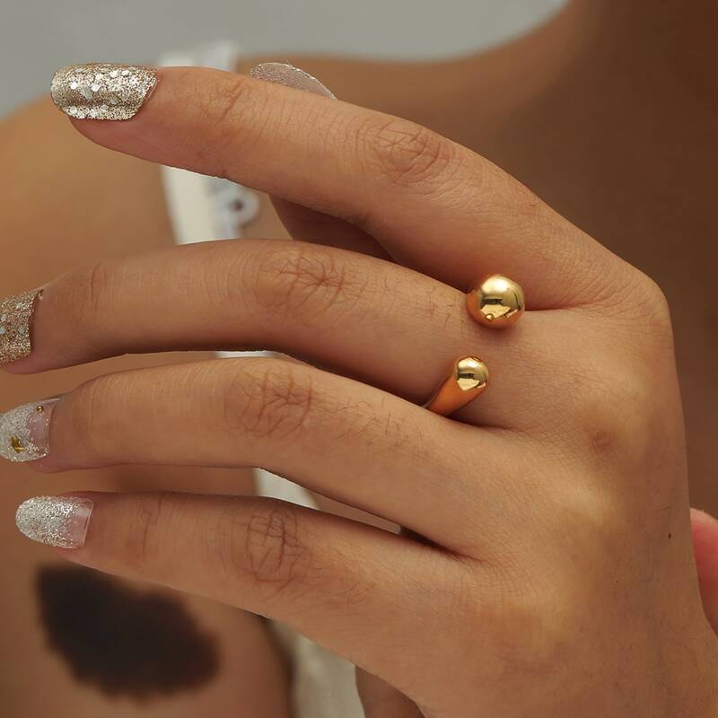 

Simple Cuff Ring, Gold