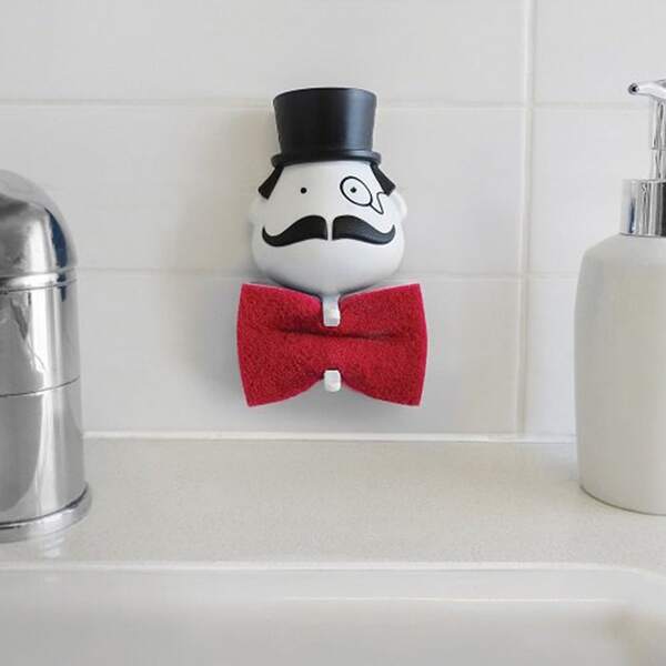 

Cartoon Design Drain Rack, Black and white